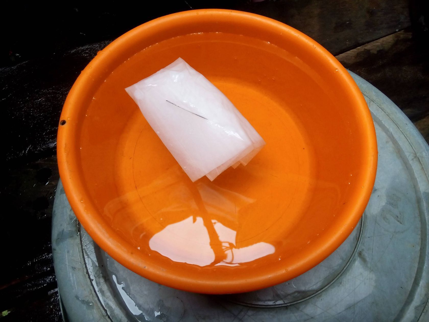 Secret needle floating on water — Steemit